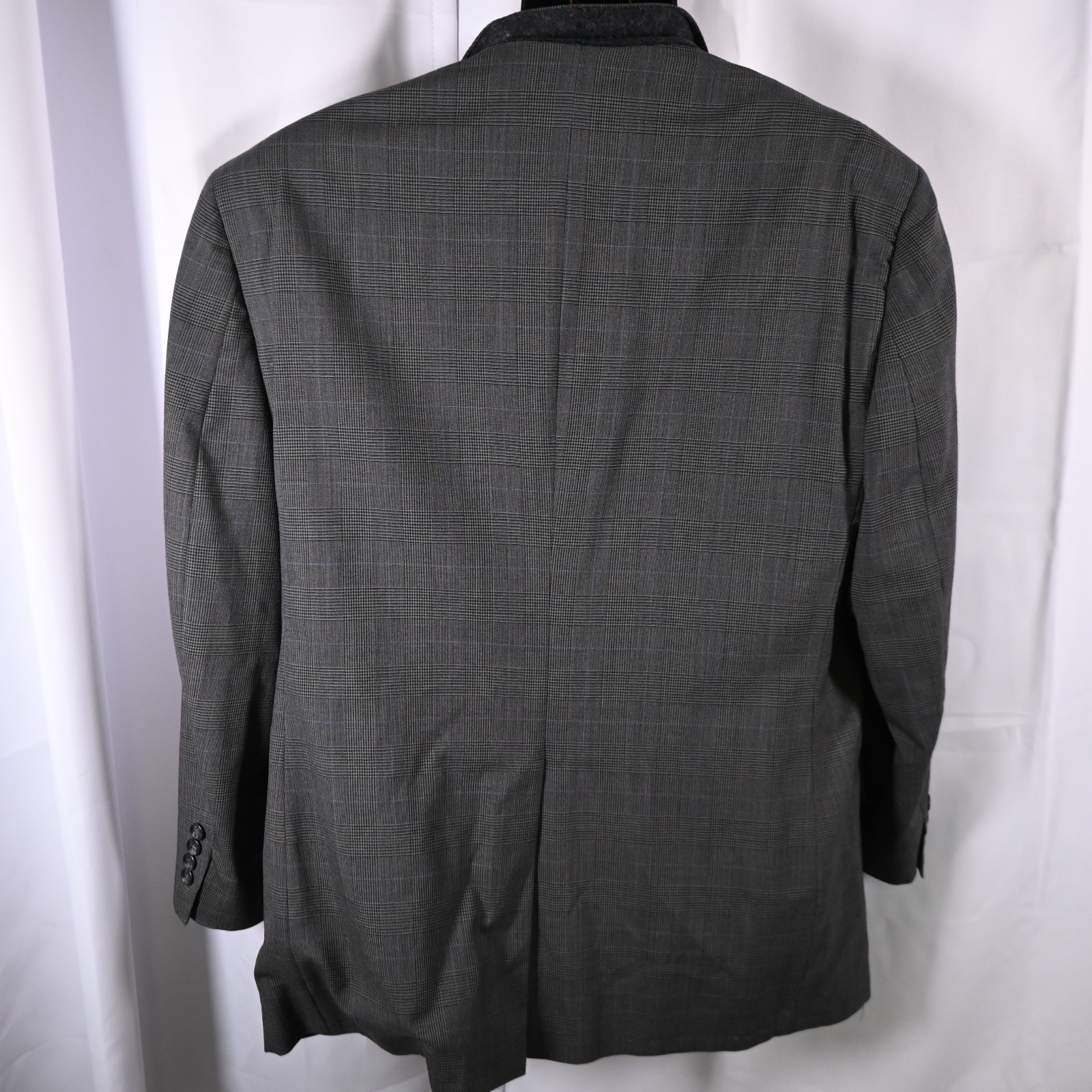 Jos. A. Bank Gray Glen Check 100% Wool Sports Coat Men’s 44R