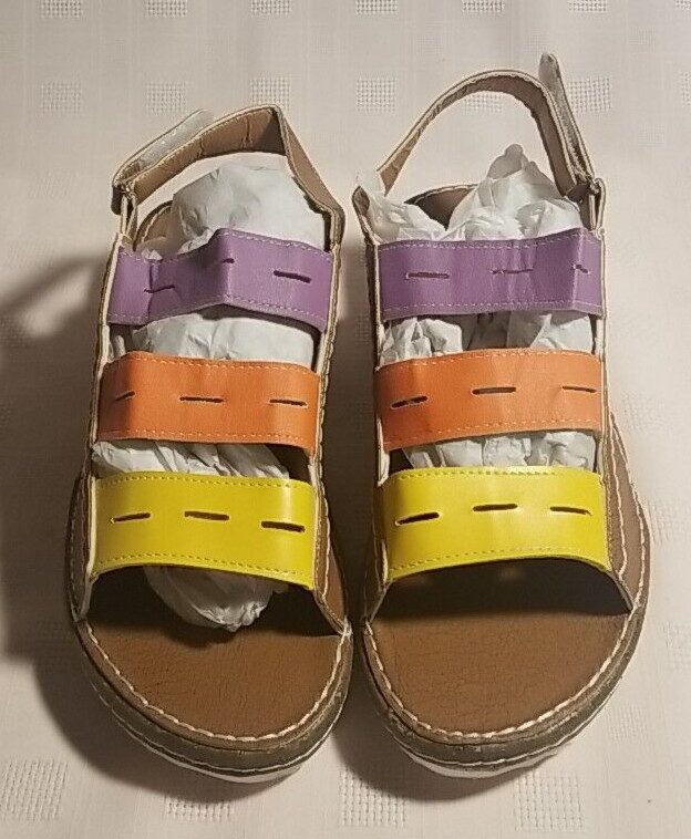 Unbranded Women’s Sandal – Brown – Heel to Toe Measures 10.25″ Long