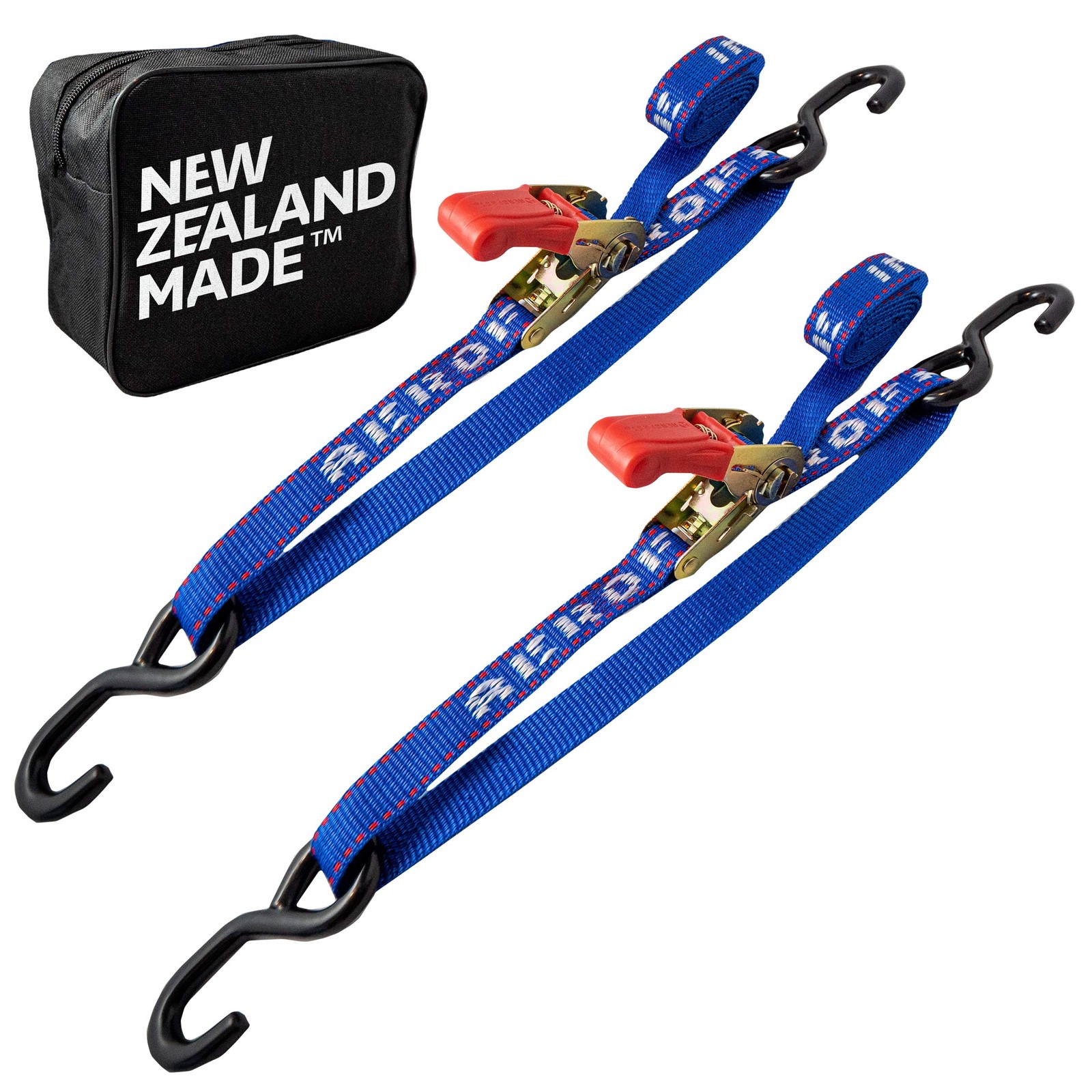 Aerofast Heavy Duty Ratchet Boat Straps Pack Of 2 – 2400Lbs Break – 1 X 2.5 Uv