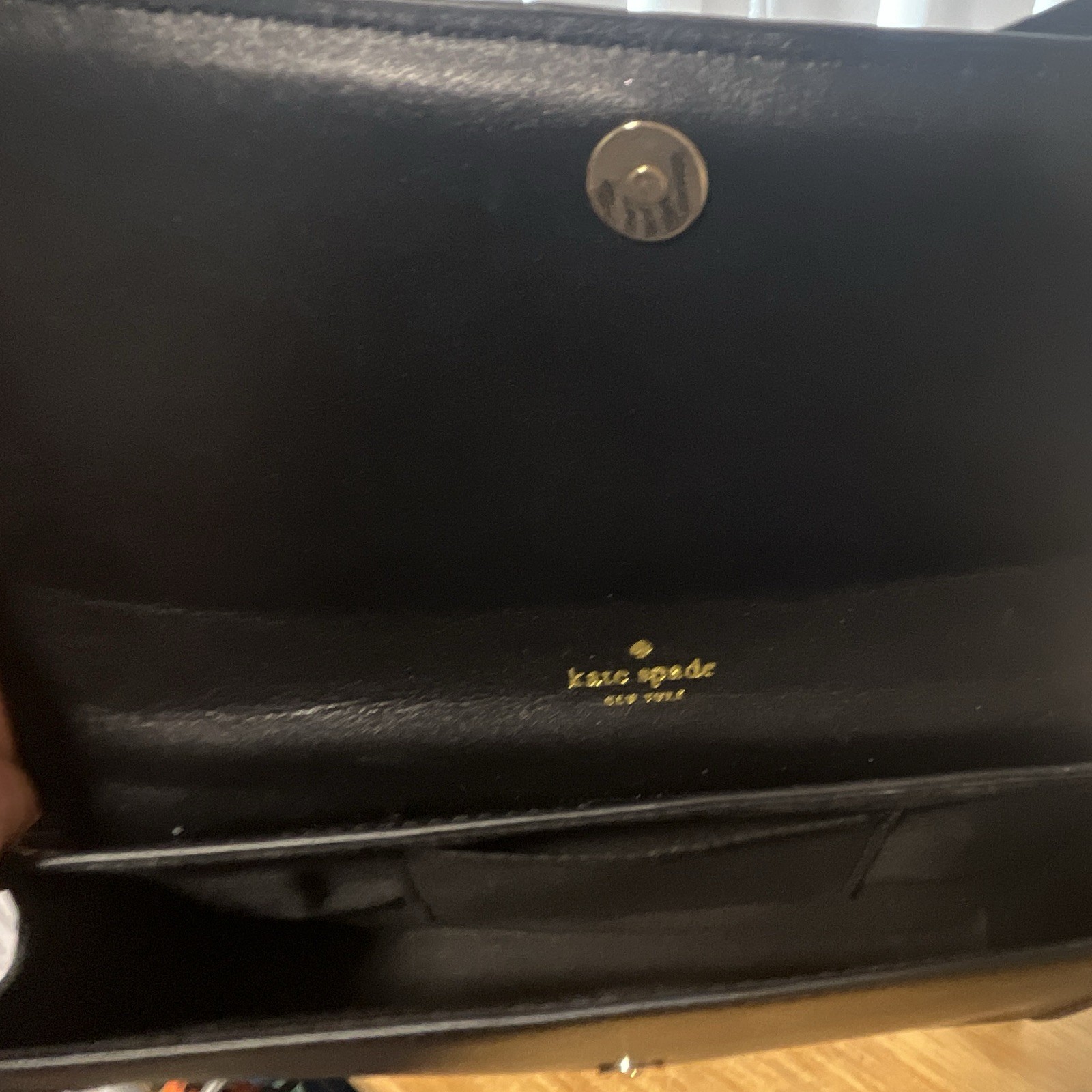 kate spade new york Black belt Bag Bow, L/XL