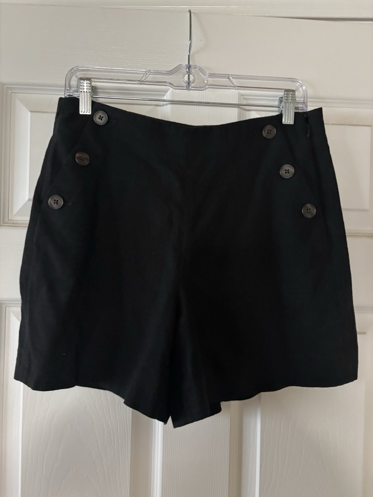 J Crew Factory High Rise Linen Sailor Shorts Sz 6