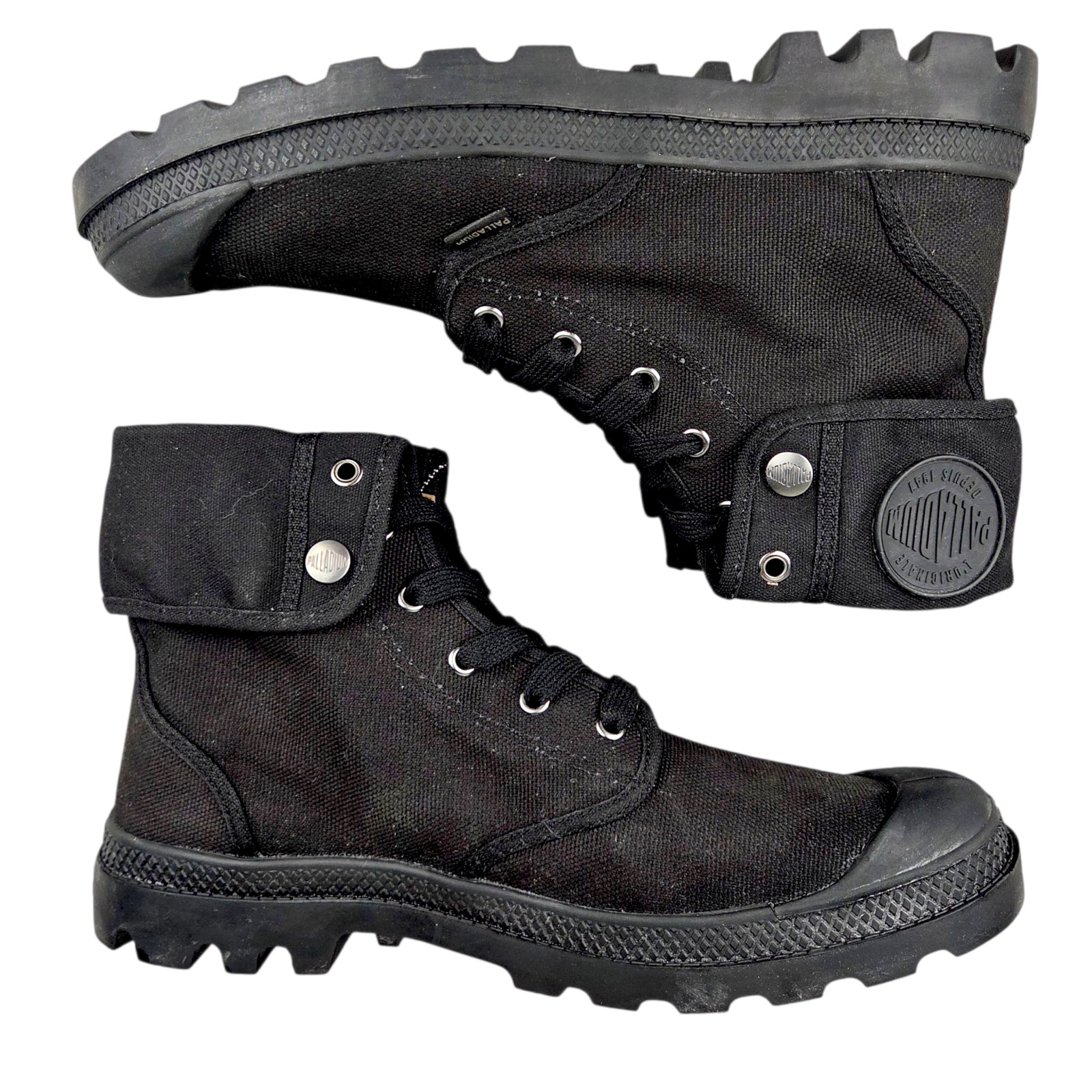 Palladium Baggy Men’s Turn-down 02353-060-M Black/Black Canvas Combat Boots