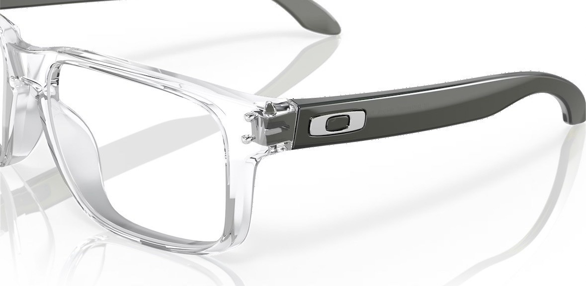 Oakley Holbrook Polished Clear Frame M (131mm) Fit Regular – High Bridge Fit