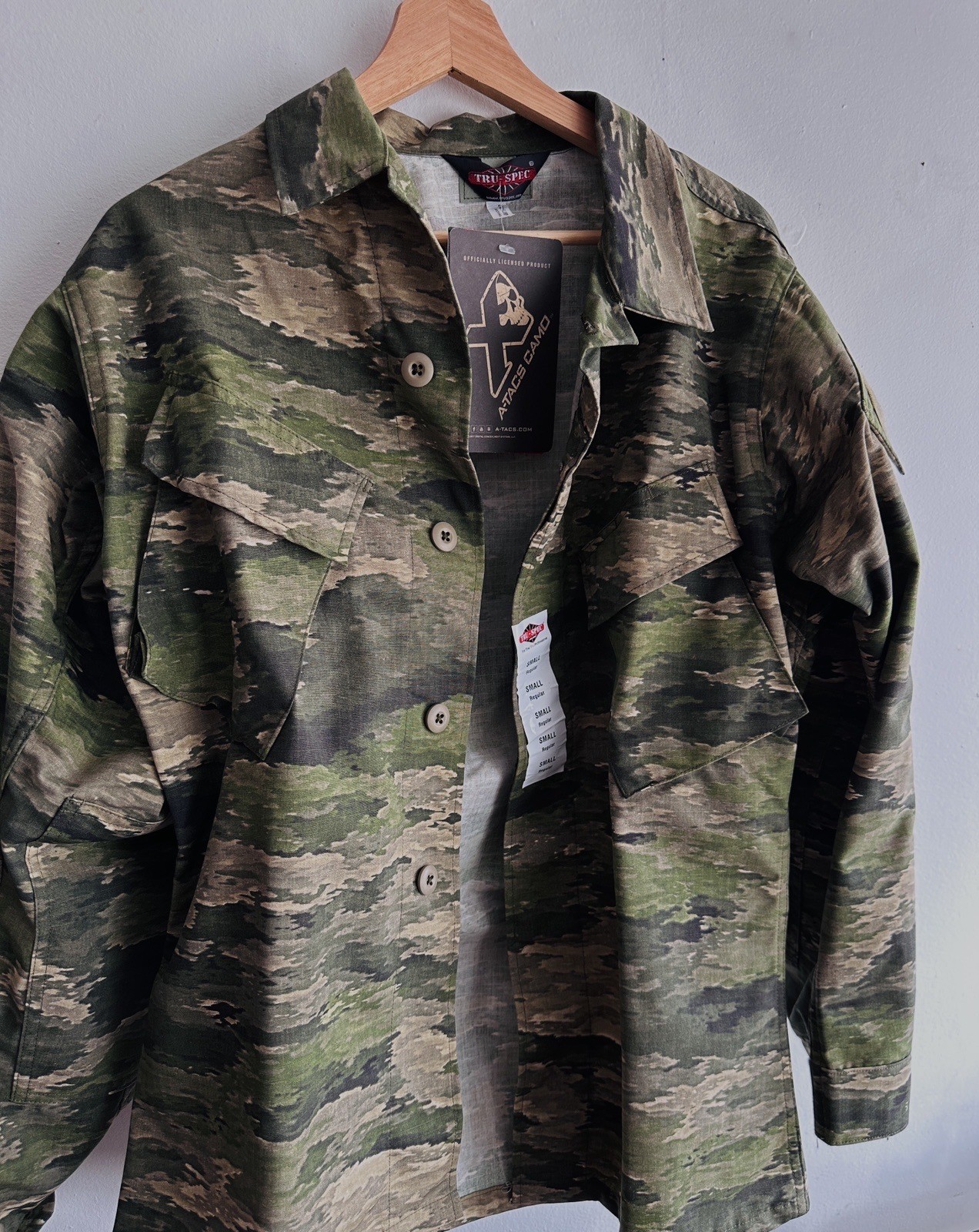Tru-Spec Atacs iX Camo BDU Xtreme Shirt Men’s Small Field Jacket