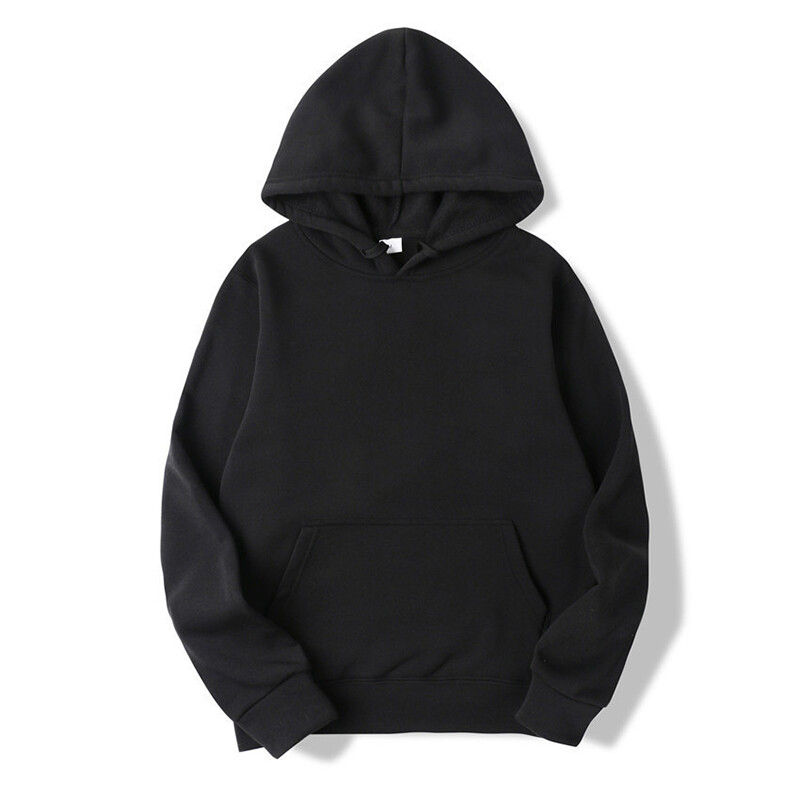 Men’s Plain Pullover Hoodies Casual Hooded Sweatshirts Long Sleeve Classic Tops▱