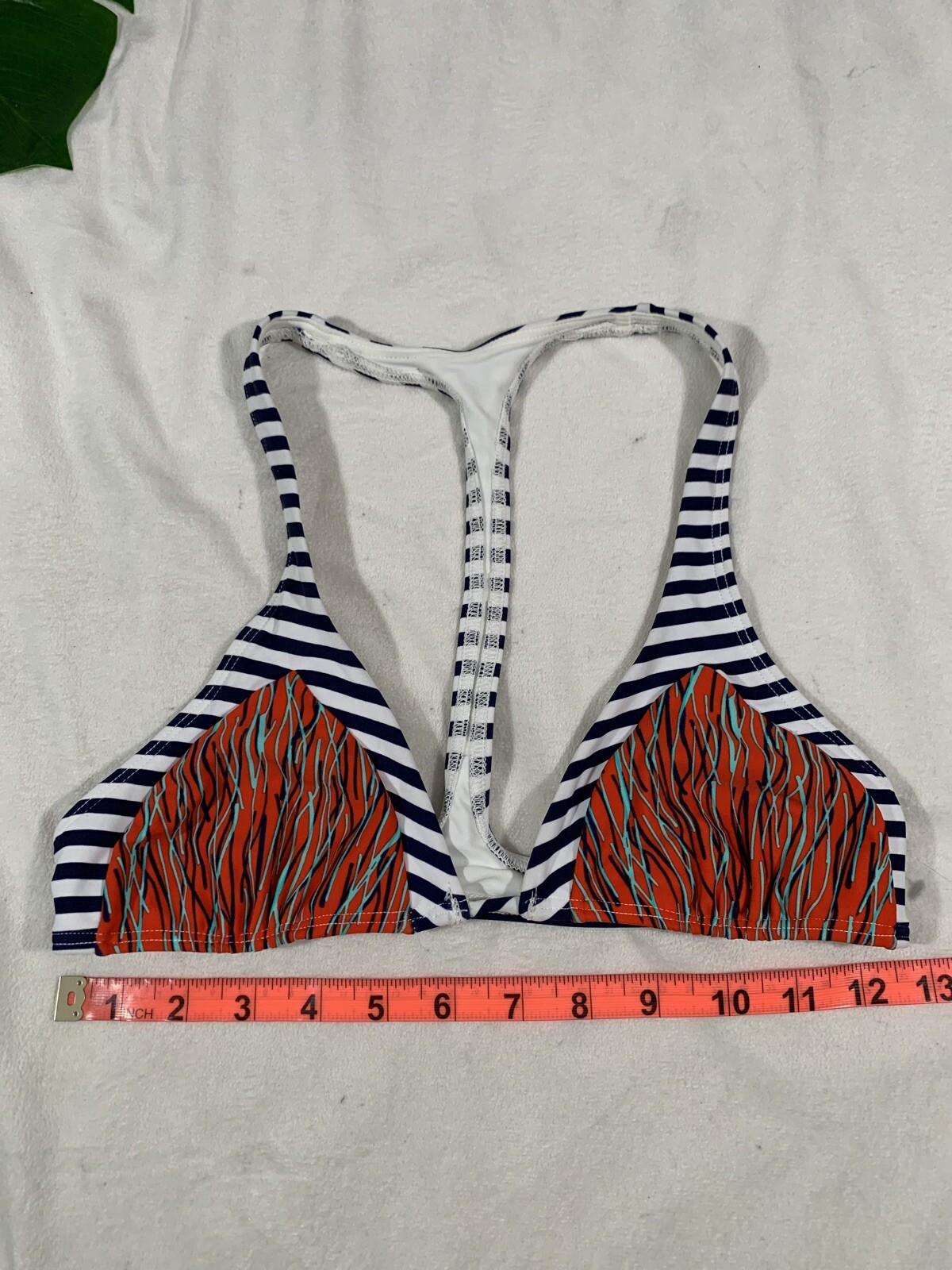 NEW $85 Mia Marcelle[ XS ] Michon Combo Print Bikini Top #P238