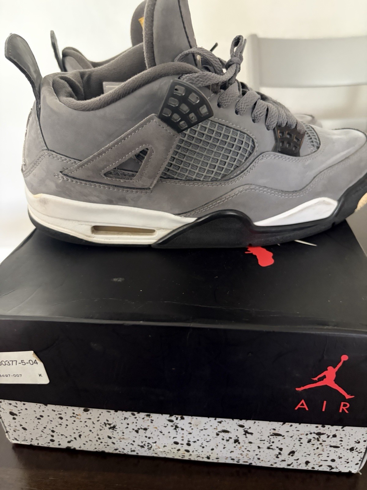 Nike Air Jordan 4 Cool Grey 2019 Size 9
