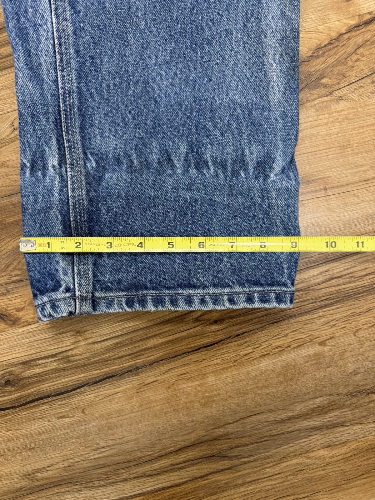 Carhartt B01 Double Front Work Dungaree Jeans 38×34 Denim Carpenter Pants USA Fi