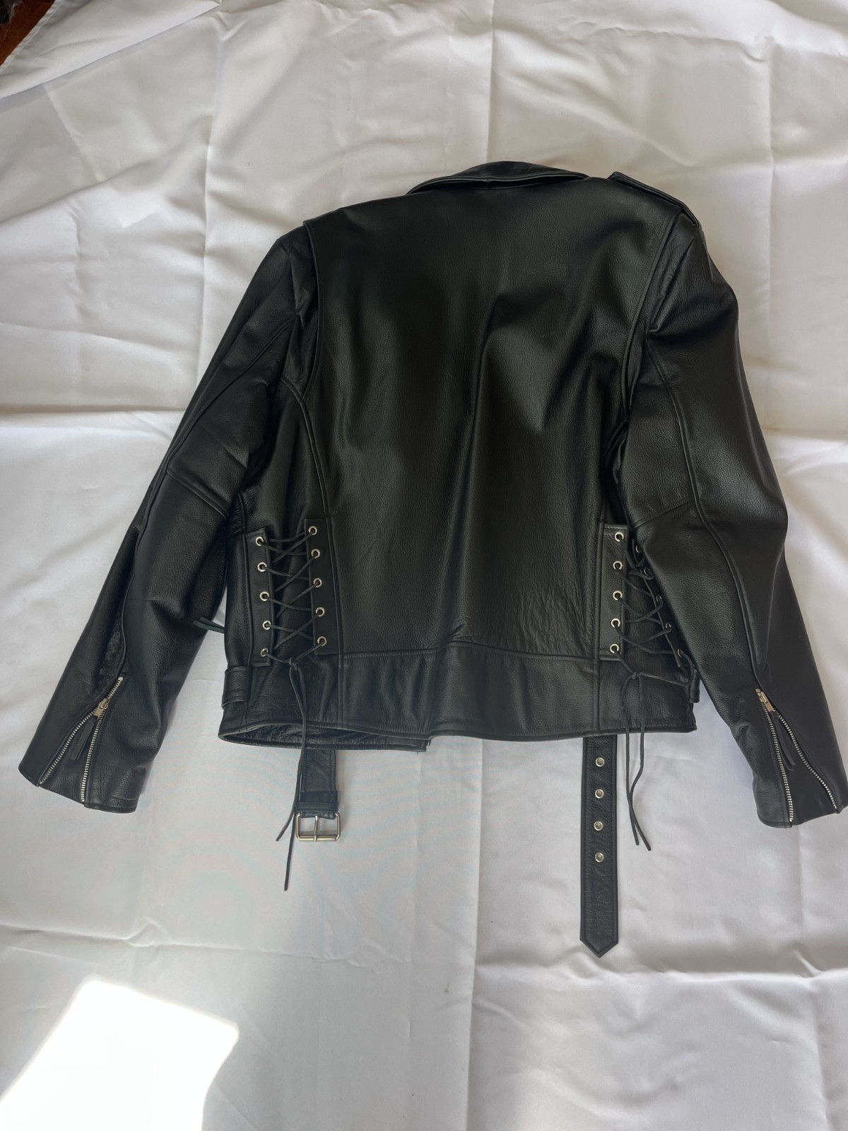 Open Road for Wilsons Men Leather Motorcycle Jacket XLT – Thinsulate