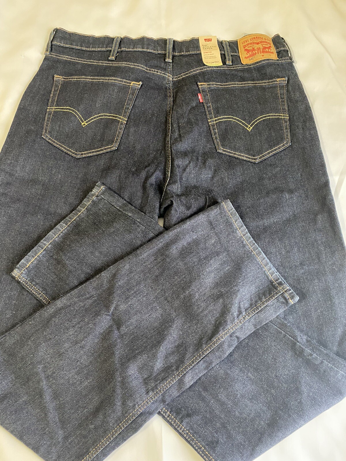 Levi’s Men’s Big and Tall 541 Athletic Taper Jean Cleaner – Stretch 42W x 38L