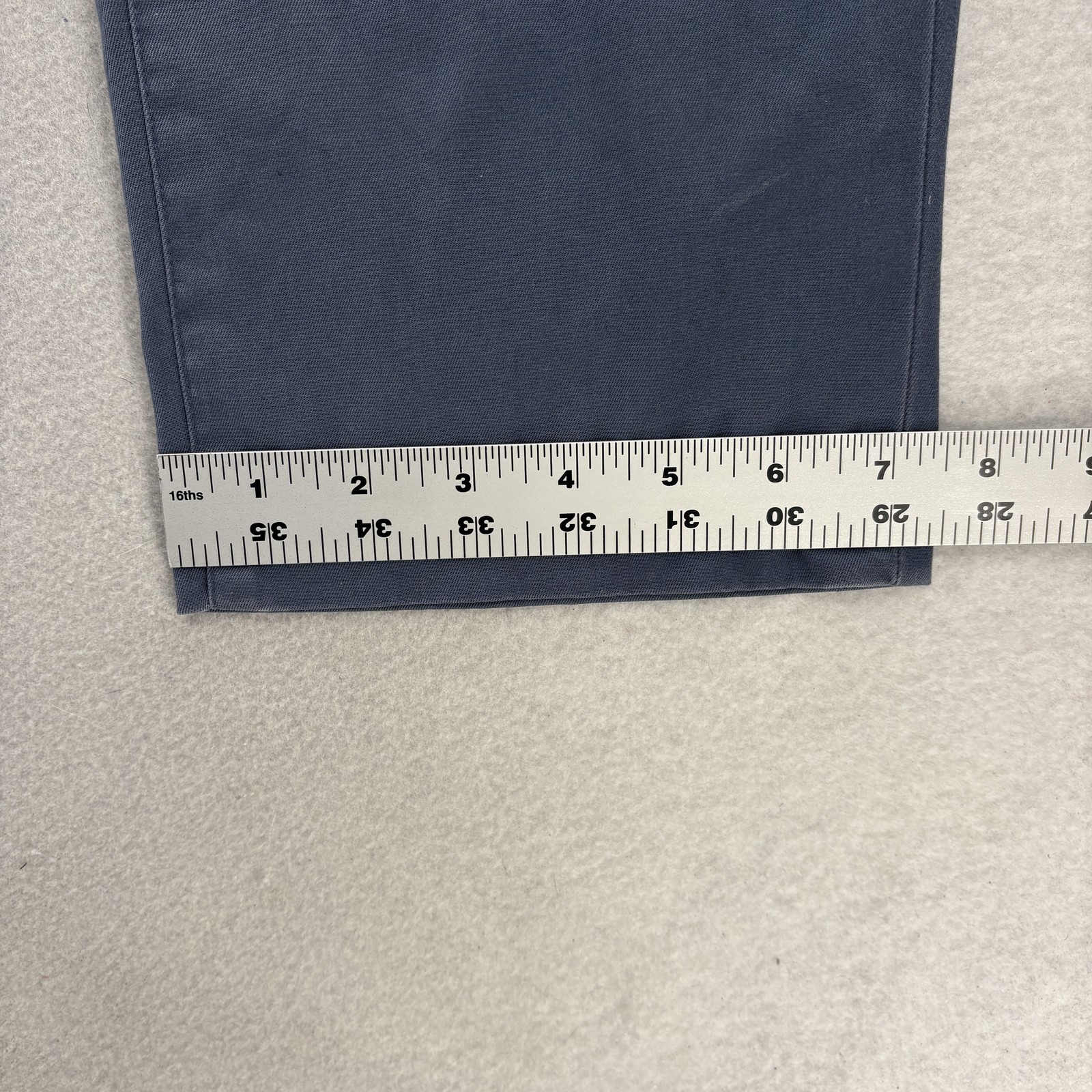 Bonobos Chino Pants Mens 33×30 Blue Stretch Straight Flat Front Preppy