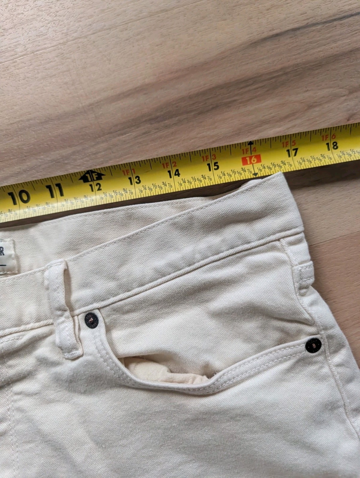 Todd Snyder Chino Pants Mens 32×30 Cream Slim Fit 5-Pocket Stretch Beige Jeans