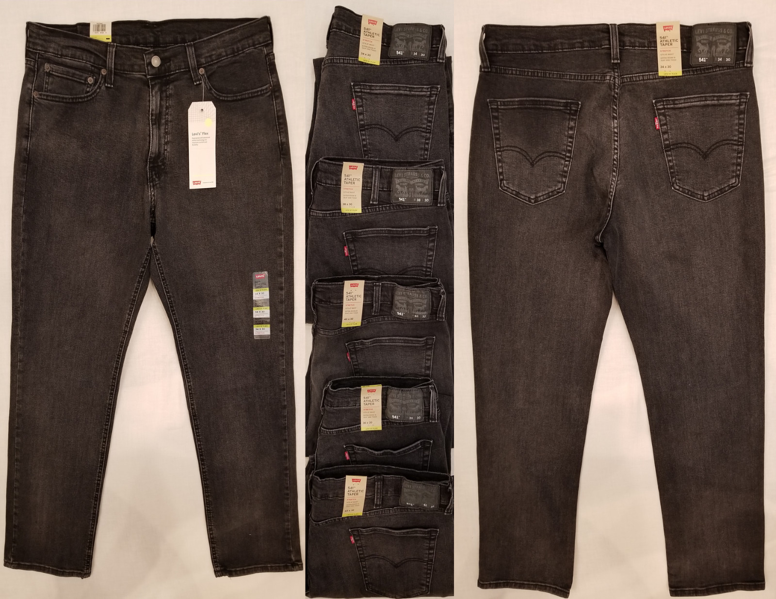 Levi’s Flex 541 Athletic Taper Fit Stretch Men’s Jeans 34,36,38,40,42 #181810552