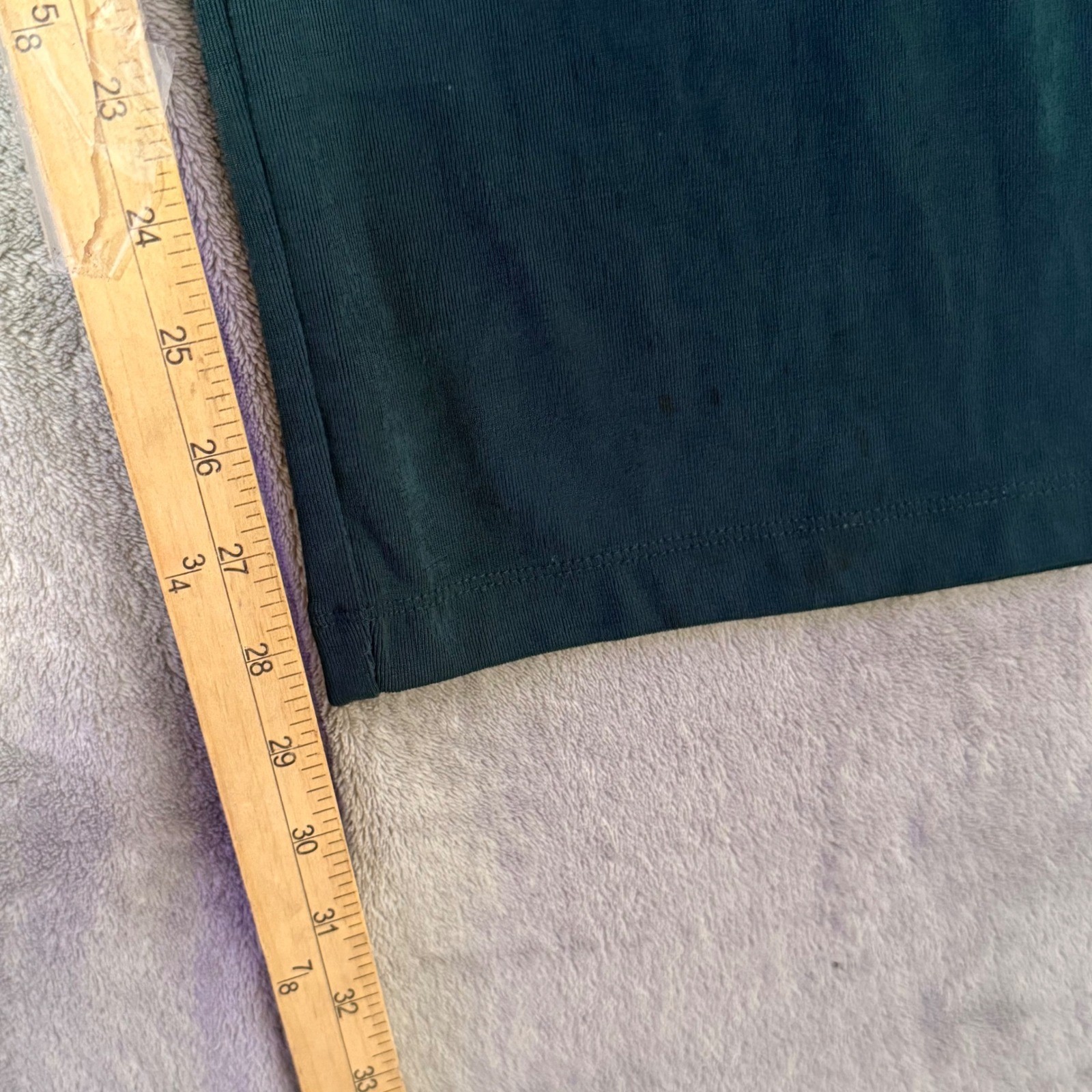 Chicos Travelers Slinky Knit Pull On Stretch Pants Size XL 16 Green Travel