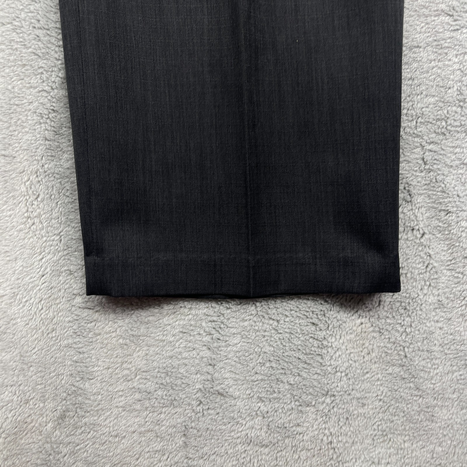 Kenneth Cole Reaction Dress Pants Mens 34×32 Charcoal Gray Textured Sitra Formal