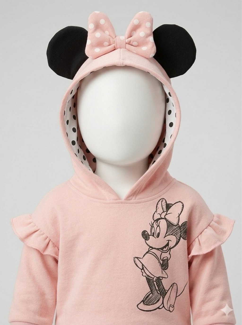 Disney Minnie Mouse Cosplay Fleece Pullover & Jogger Set – Pink – Size 12M