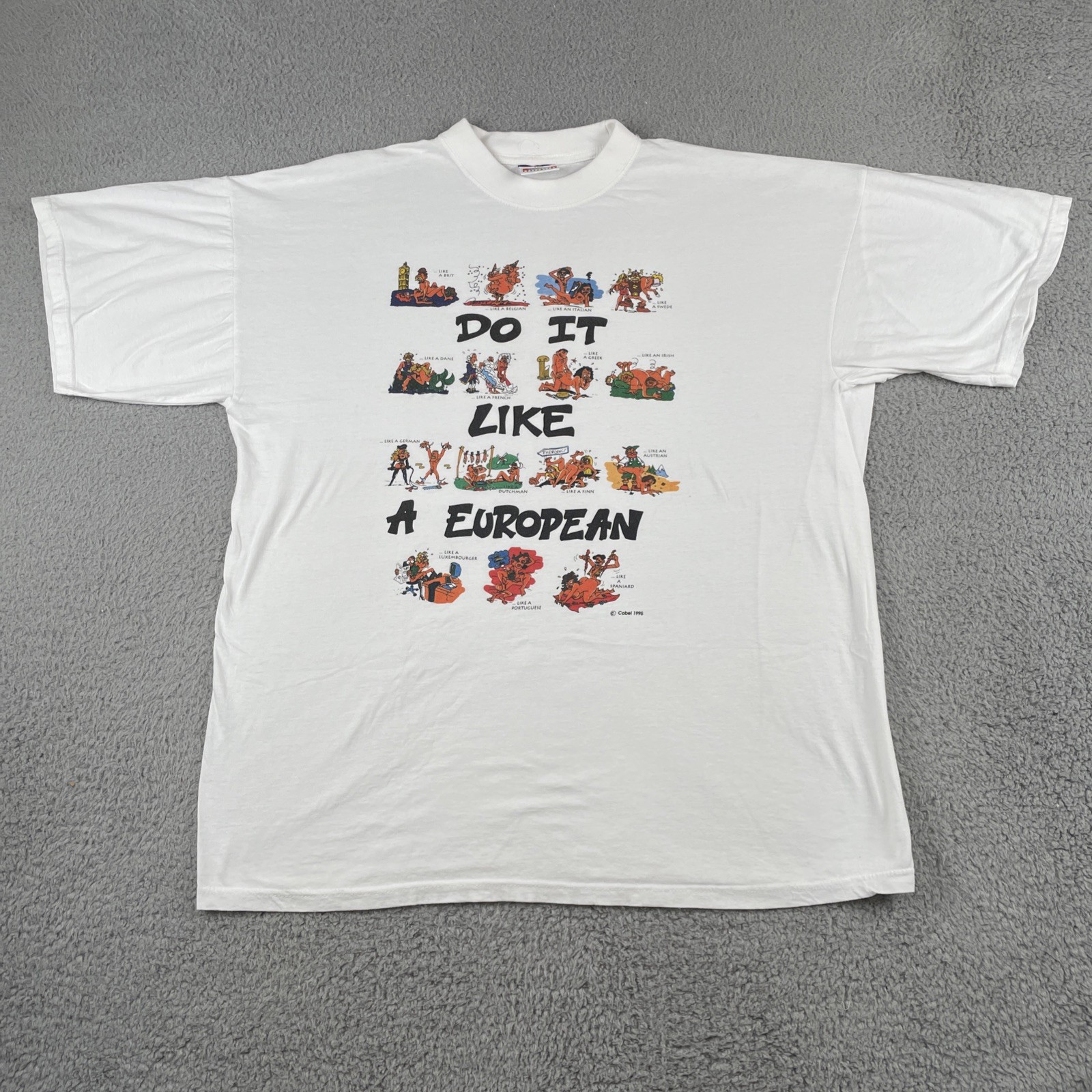 Vintage B&C 150 2XL Do It Like A European Shirt Euro Style Pure Cotton Xtra Soft