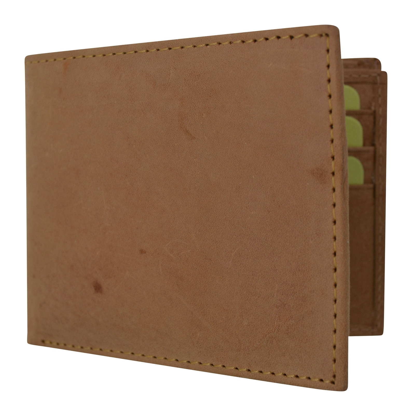 Cavelio Hunter Vintage Style Series Premium Leather Fixed Center Flap Credit CID