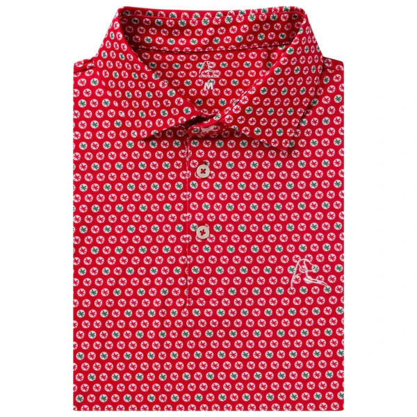 Rhoback Ohio State Helmet Decal Collegiate Polo Mens Golf Shirt Stretch