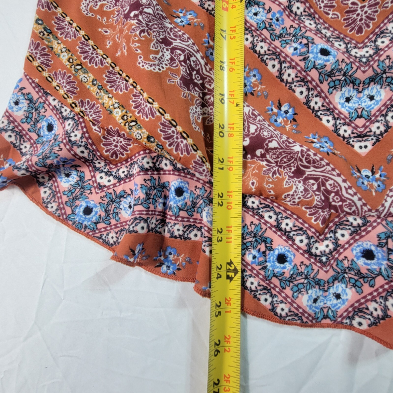 Xhilaration Womens Multicolor Sleeveless Top Floral Pattern Size Large
