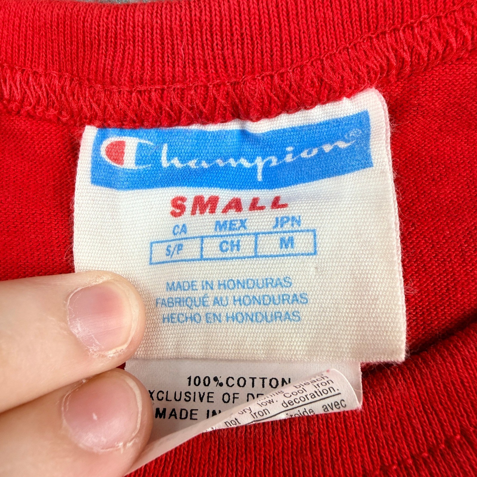Champion X Muhammad Ali Red Graphic T-Shirt S Small GT19T 2WC The Greatest Mens
