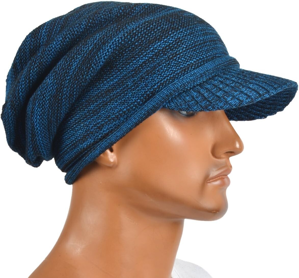 Men’s Oversize Skull Slouch Beanie Large Skullcap Knit Hat