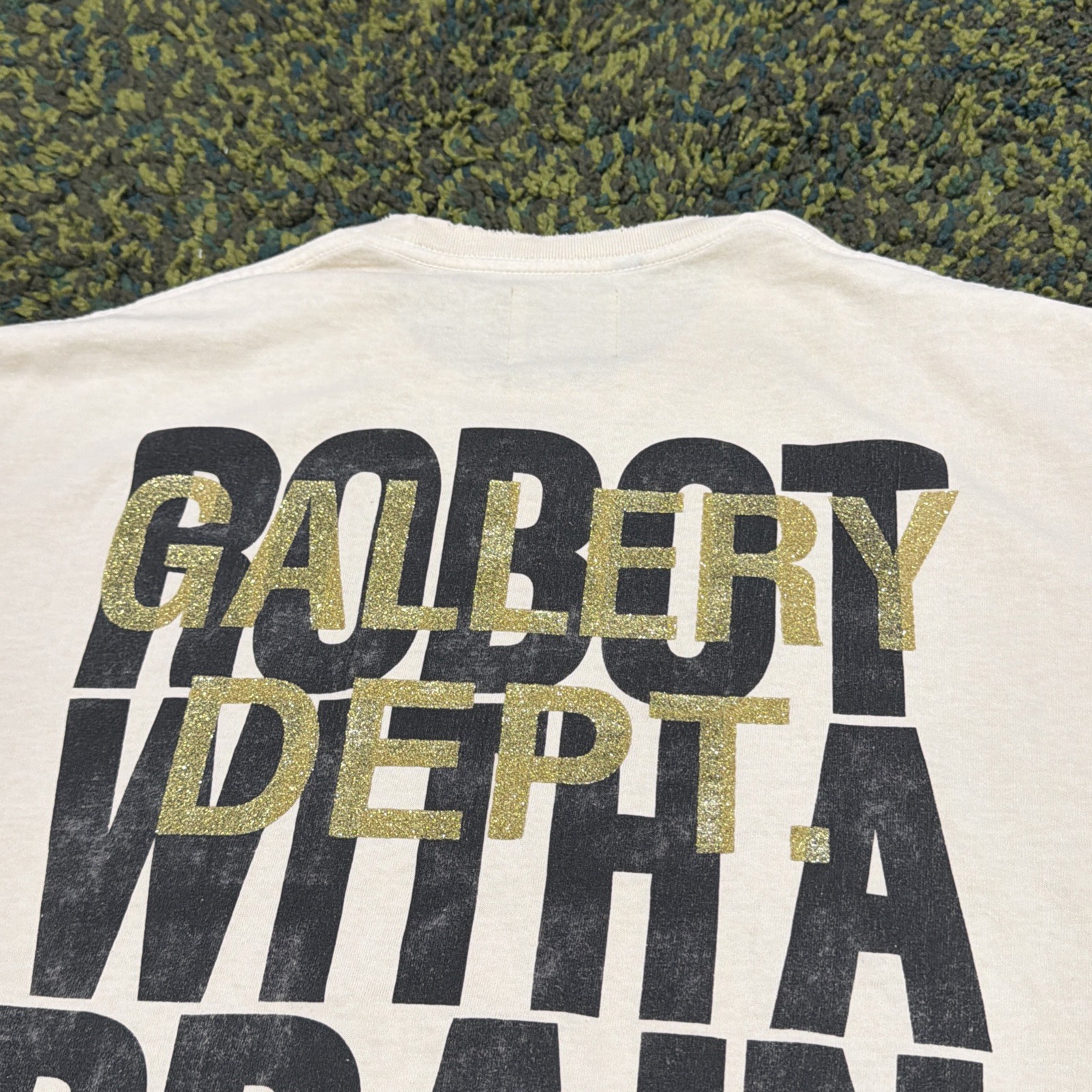 Gallery Dept. Human Robot Graphic Double Sided T Shirt Mens Size Large Authentic