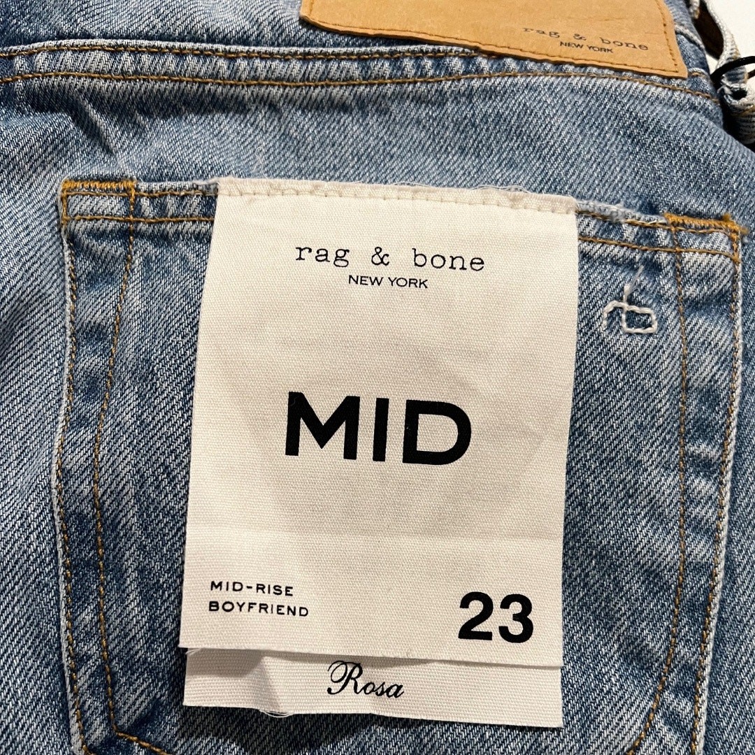 Rag & Bone | Rosa Mid-Rise Boyfriend in Jones | Size 23