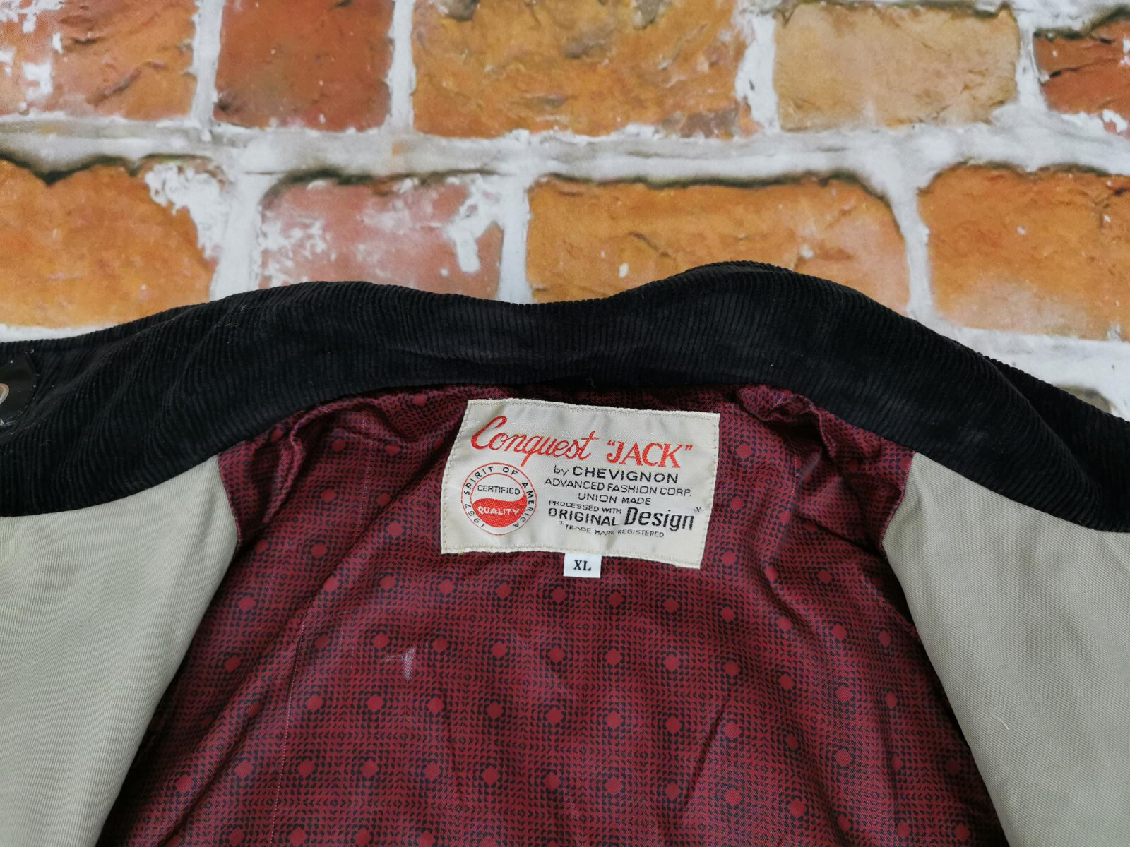 *CHEVIGNON VINTAGE DENIM JACKET*ROAD CLUB HIGH ROLLERS*CASUAL*SIZE: XL*TIP TOP