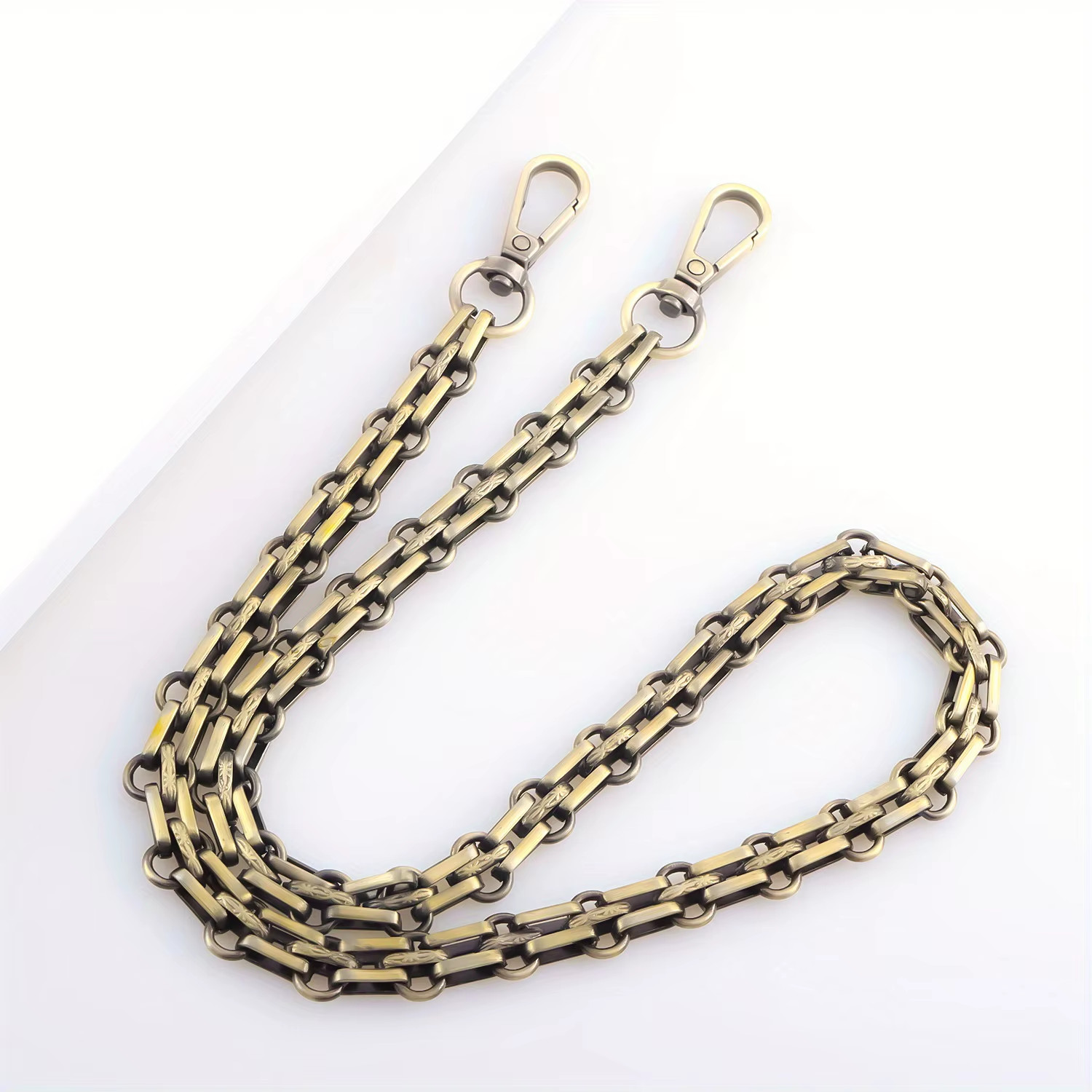 Metal Bag Chain Replacement Parts Accessories for Hand-Woven Shoulder Handbag DI
