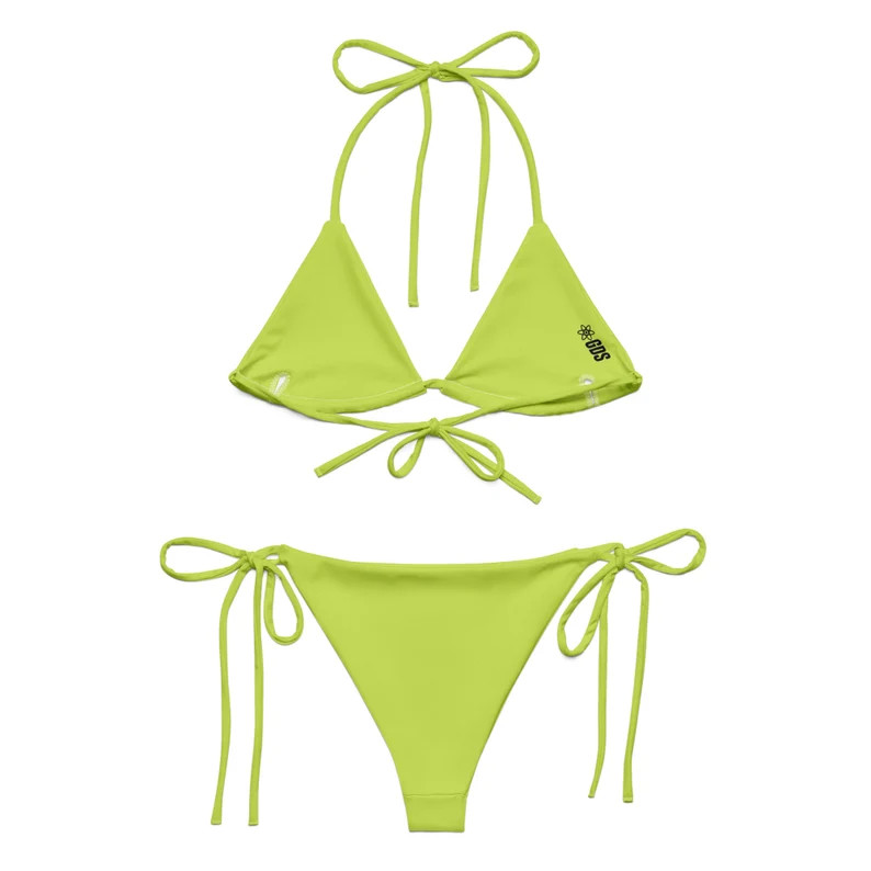 Biohazard Recycled String Bikini