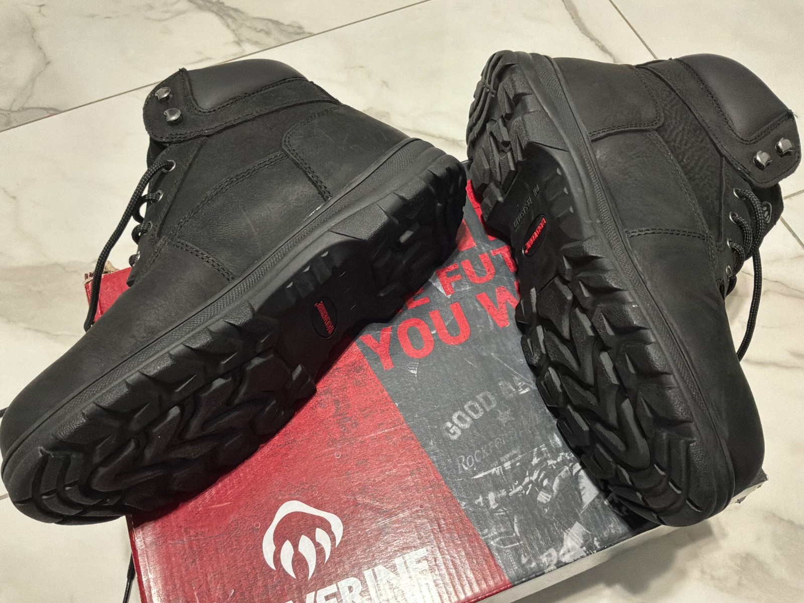 Wolverine Cabor EPX 6″ Composite Toe Men’s Work Boots – Dark Brown, US Size 11.5