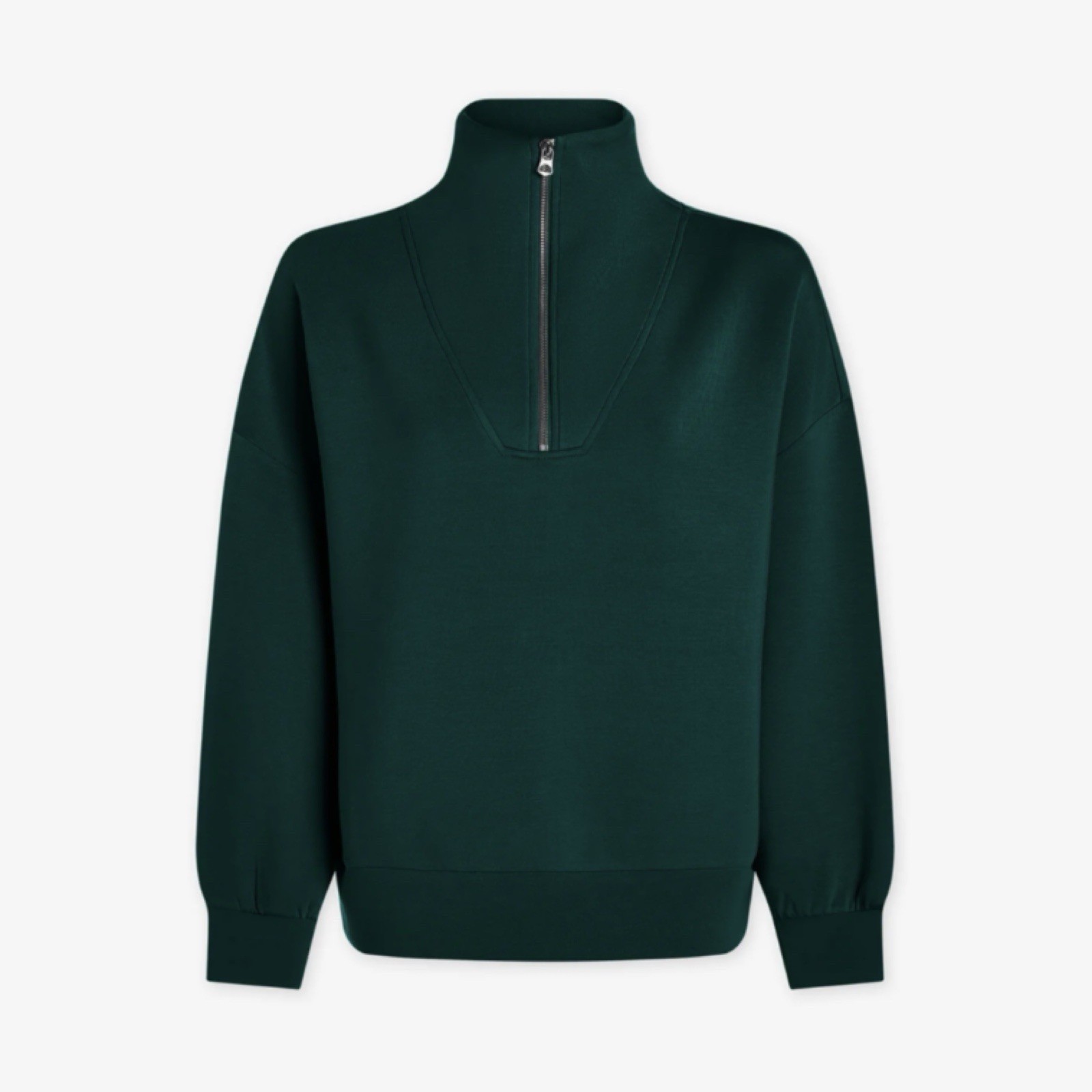 Varley Hawley Half-Zip Sweatshirt Green Plus Size 3X Athleisure DoubleSoft Comfy