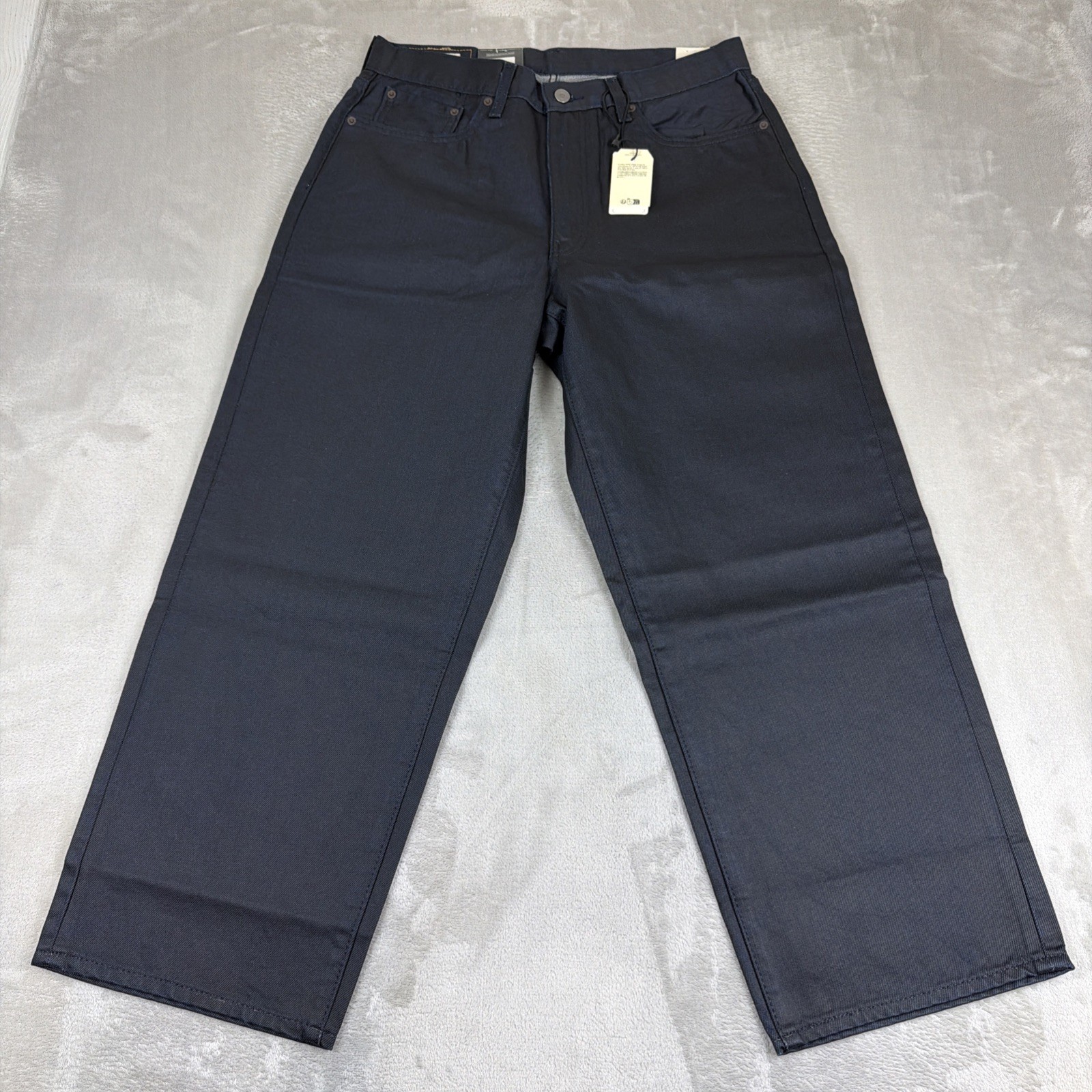 Levi’s Premium 578 Baggy Coated Denim Jeans Men’s Size 33×30 Blue Cotton Y2K