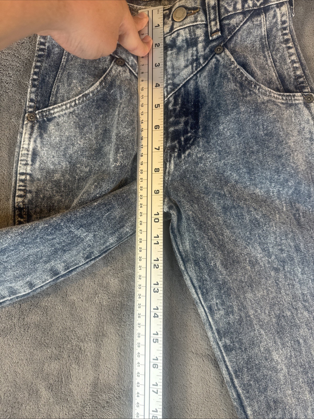 Vintage Wrangler Jeans Womens 10 Western 24×26 Acid Wash 90s 80s USA Cowgirl