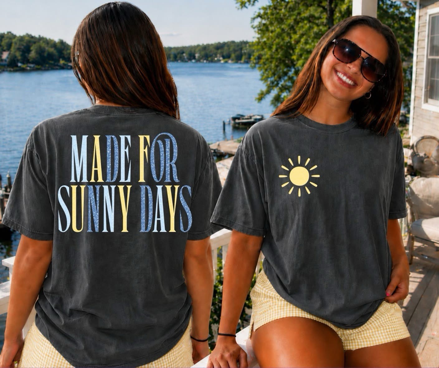 Made For Sunny Days Comfort Colors Pepper Tshirt Small-3X