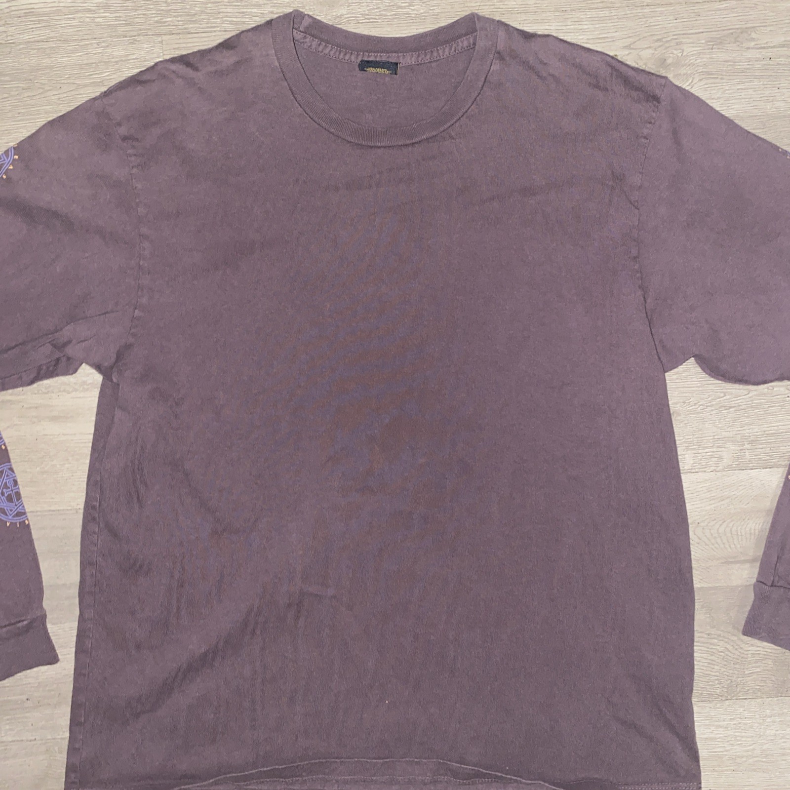 Dark Seas Division Long Sleeve T-Shirt Large Plumb Rose Anchor