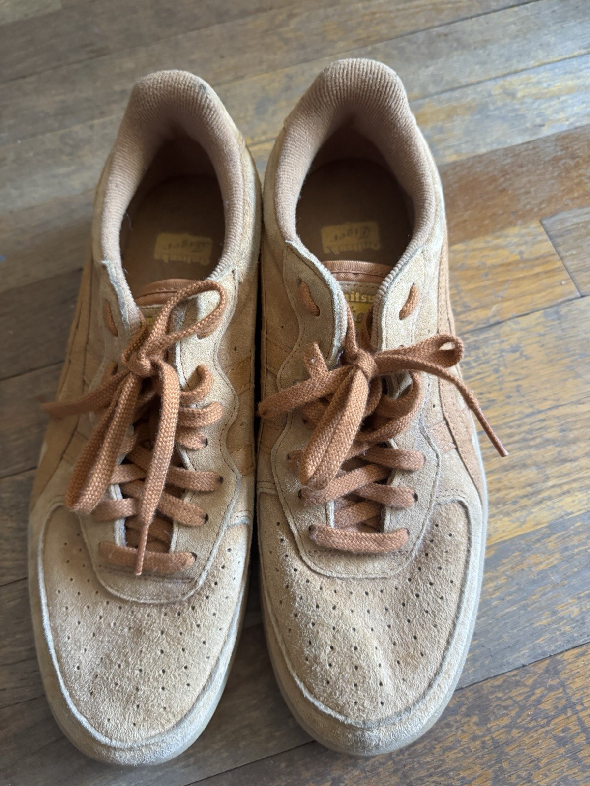 Onitsuka Tiger GSM SIZE 8 suede Ginger Honey NEW OPEN BOX never been worn