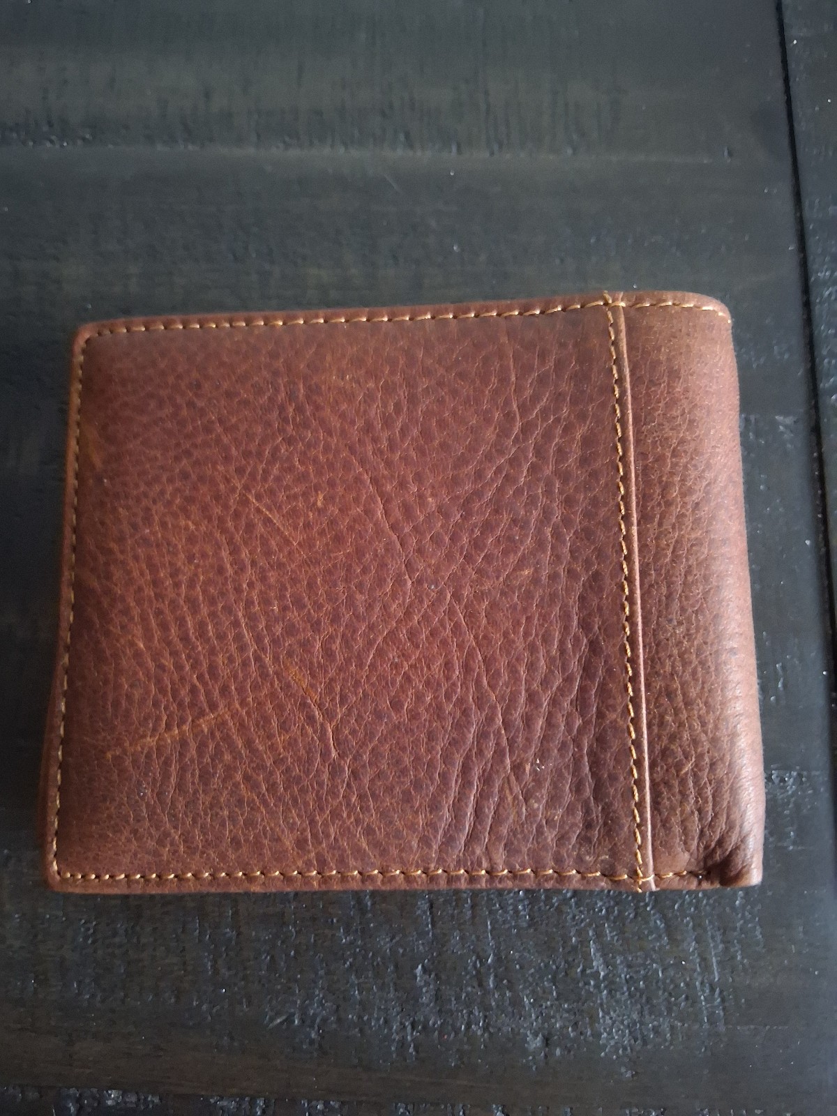 MEN’S SCORPION BROWN LEATHER BI FOLD WALLET CARD SLOTS AND BILLS NEW NO TAGS