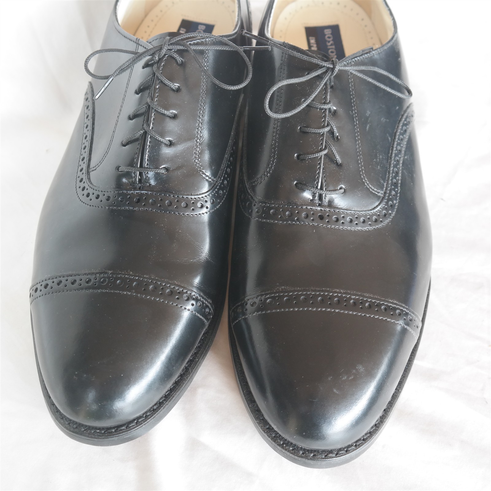 New Men’s Bostonian 22021 Jefferson Sz 12 EEE Dress shoes Black