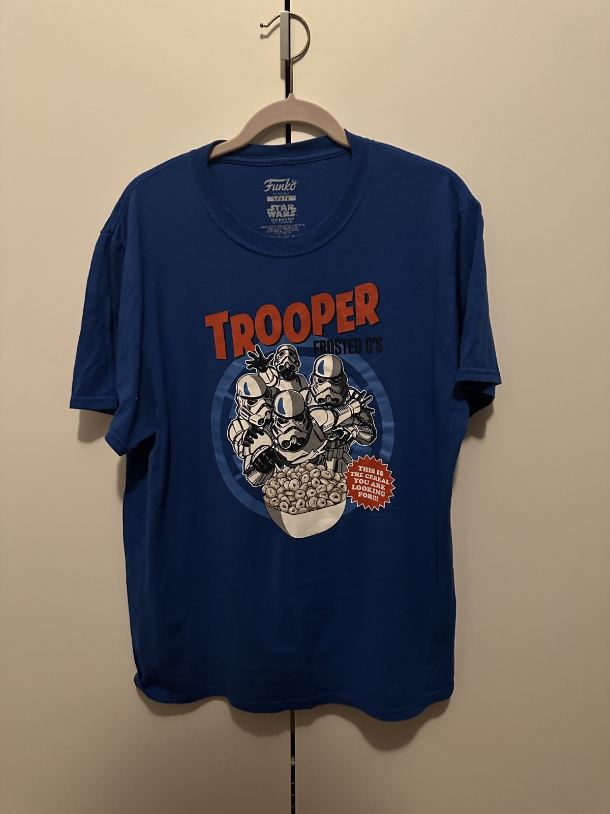 THREE PACK, Star Wars Funko Cereal T-Shirts, Large (Vader, Trooper, Boba Fett)