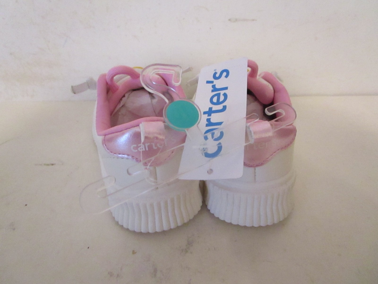 Carters Tilsley Toddler Slip On Elastic Lace School Play Sneakers White Size 10