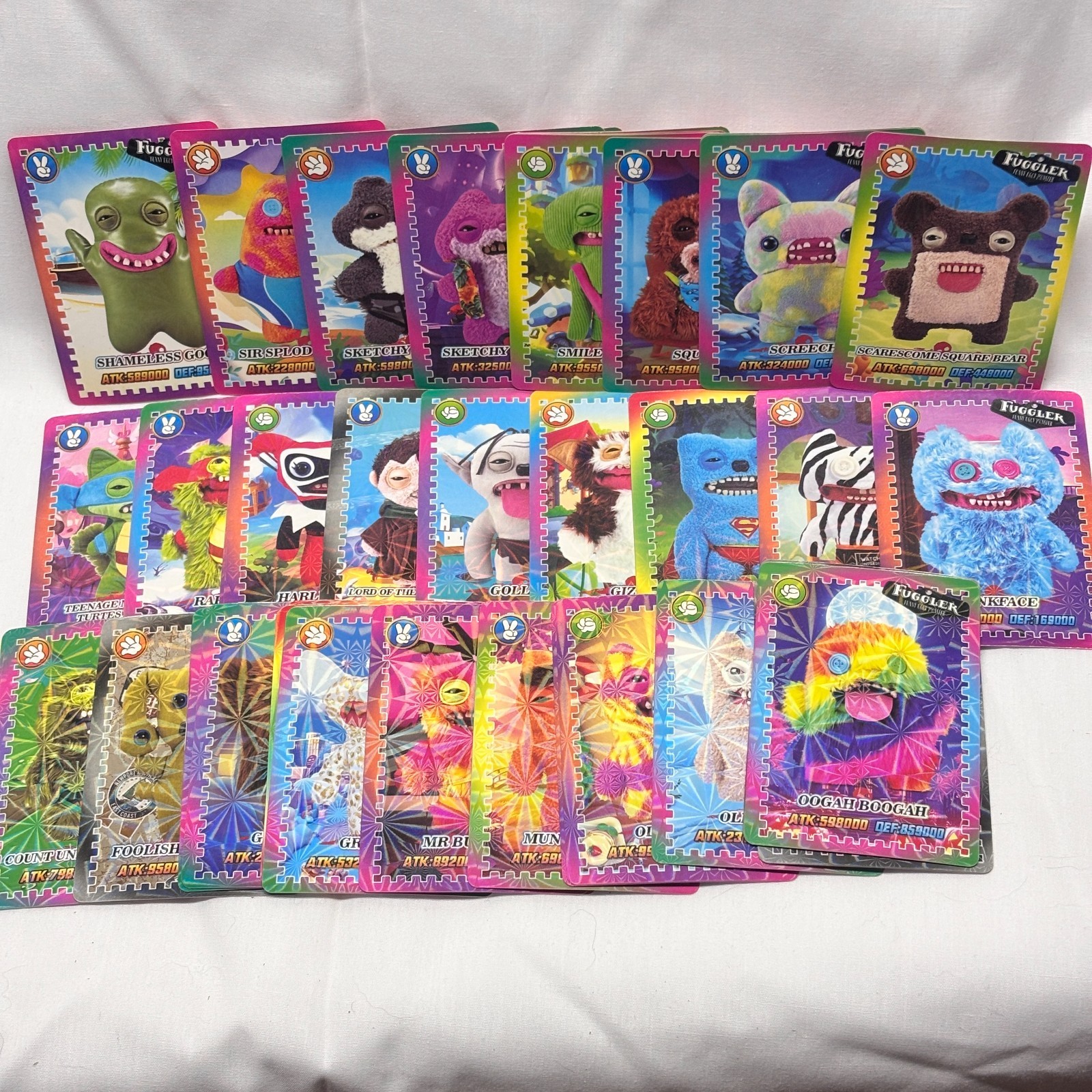 YOU PICK’em – Fuggler Ugly Monster Collectibles- Many options +2 Free Cards