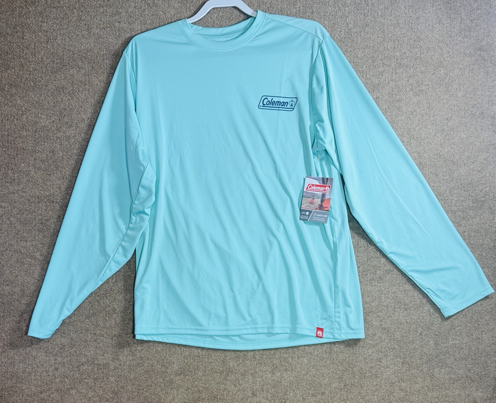 Coleman Mens UPF 50 Long Sleeve Shirt Quick Dry Sun Protection Outdoor XL