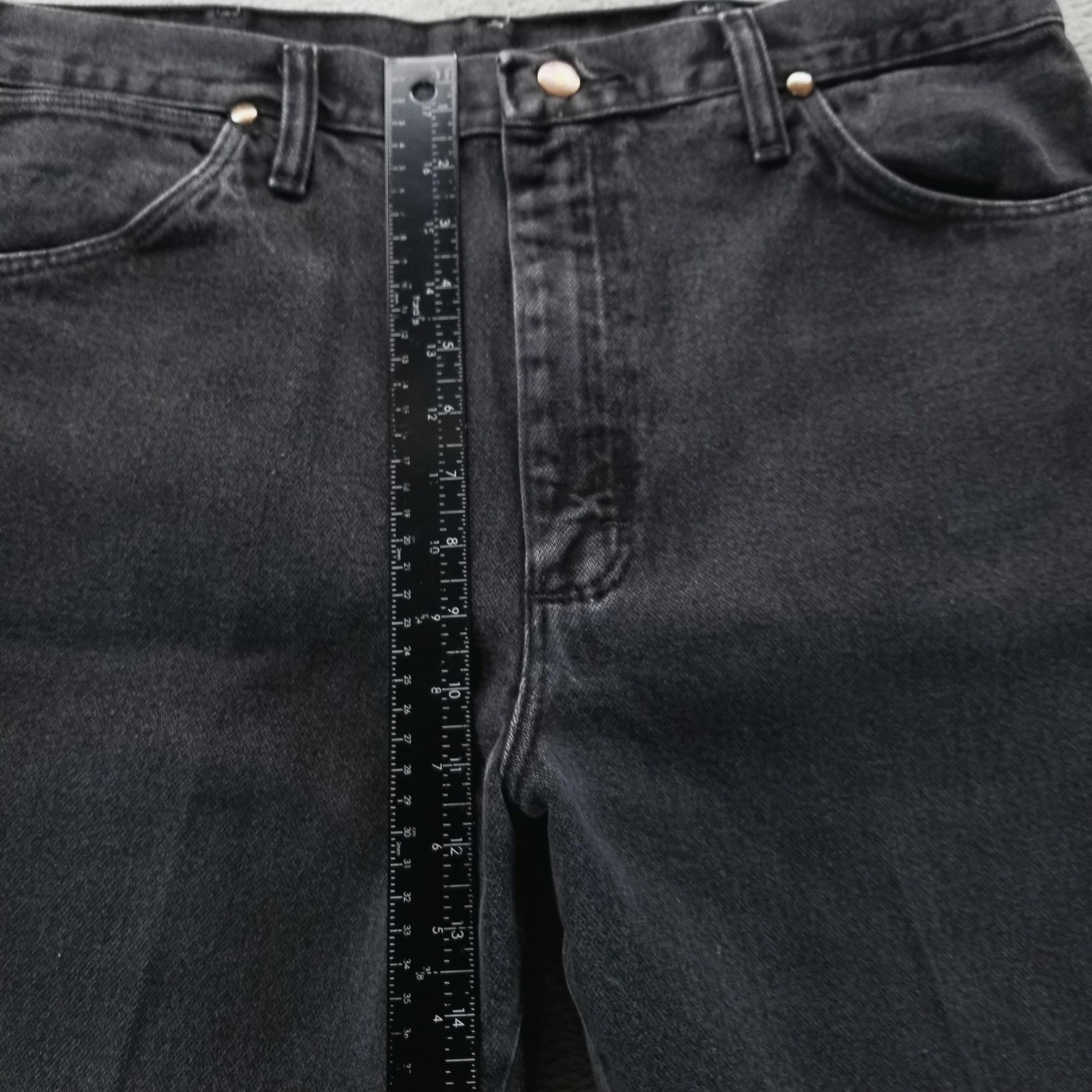 Wrangler Jeans Mens 36×30 Gray 936 Regular Straight Charcoal Wash Comfort Rodeo