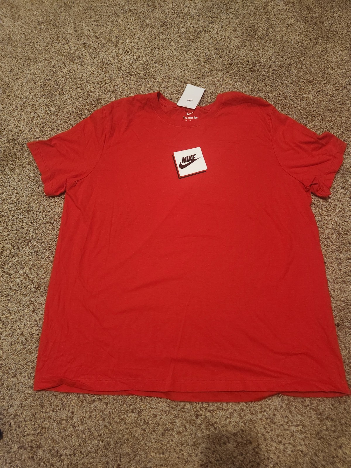 Mens red Nike t-shirt size 2XL