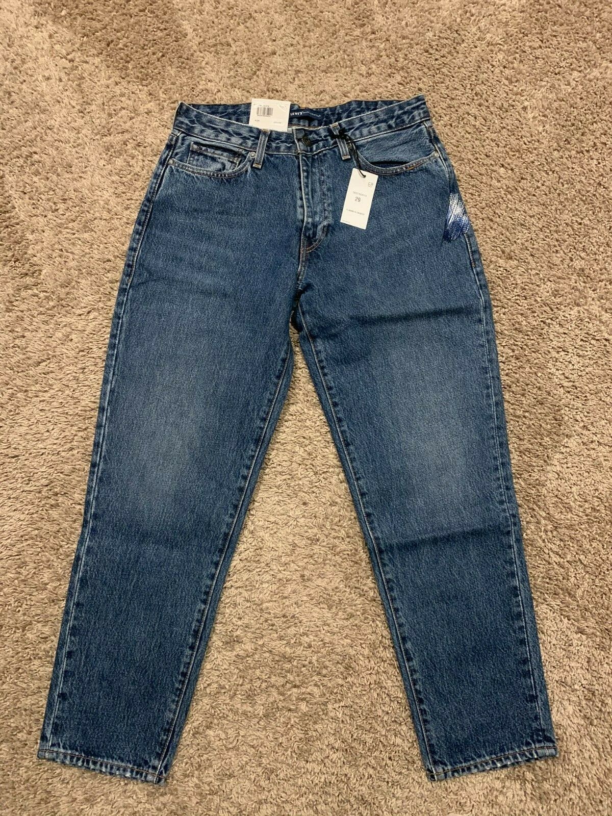 Levi’s Made & Crafted Draft Taper Jeans Cropped Italian Size 29 NWT RT$168 C11