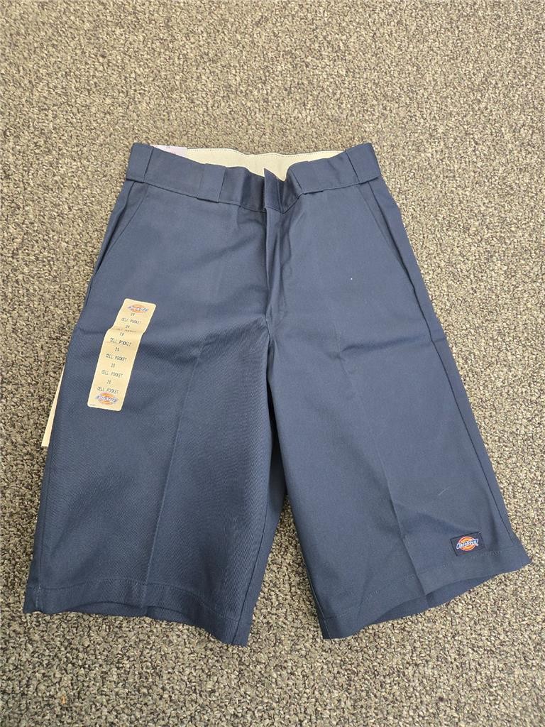 .= Dickies Men Shorts Cell Phone Pocket Navy Blue Size 29″ Waist AV546 NEW