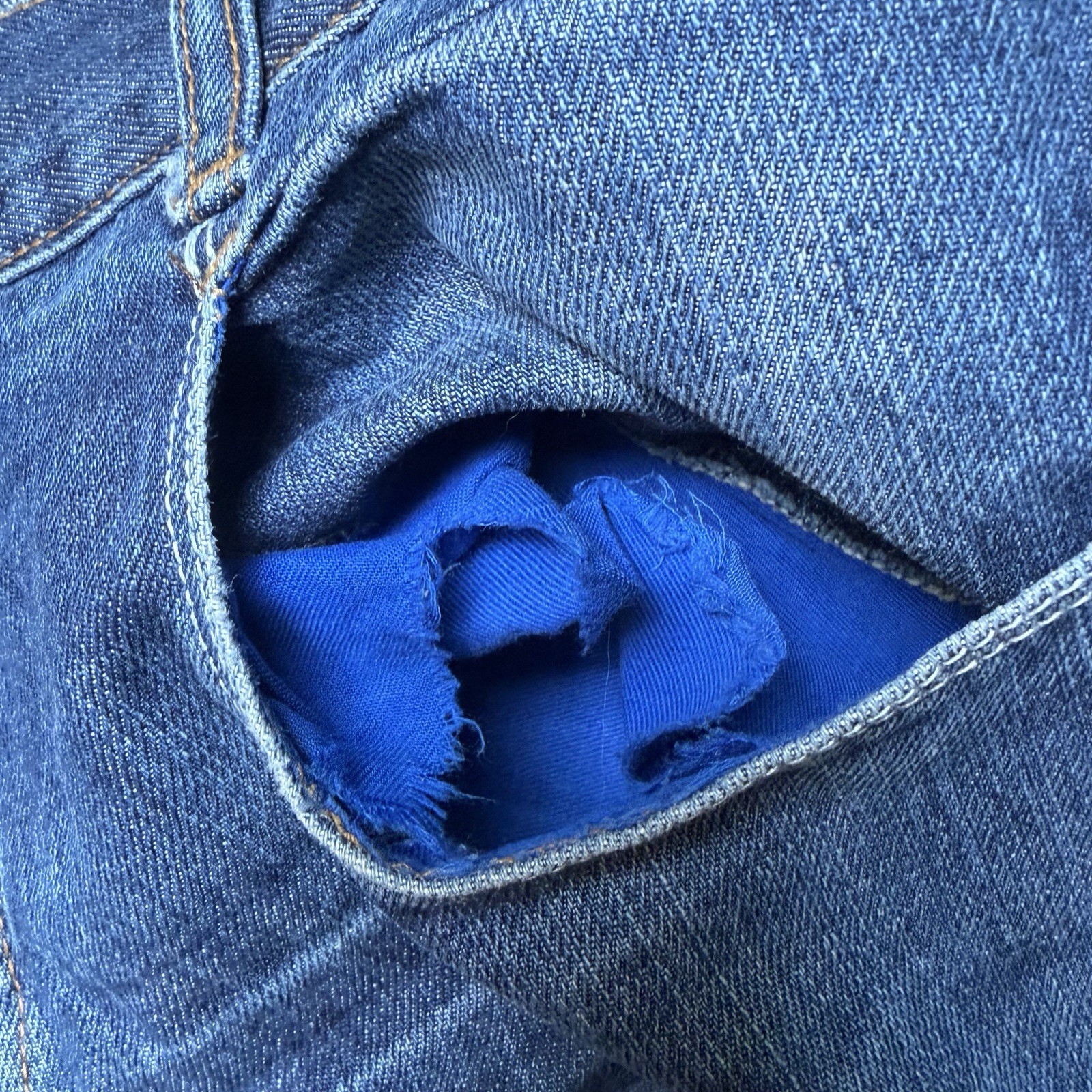 G-Star RAW Jeans Men 31×32 Blue Straight Leg Dark Wash Denim Distress Button Fly