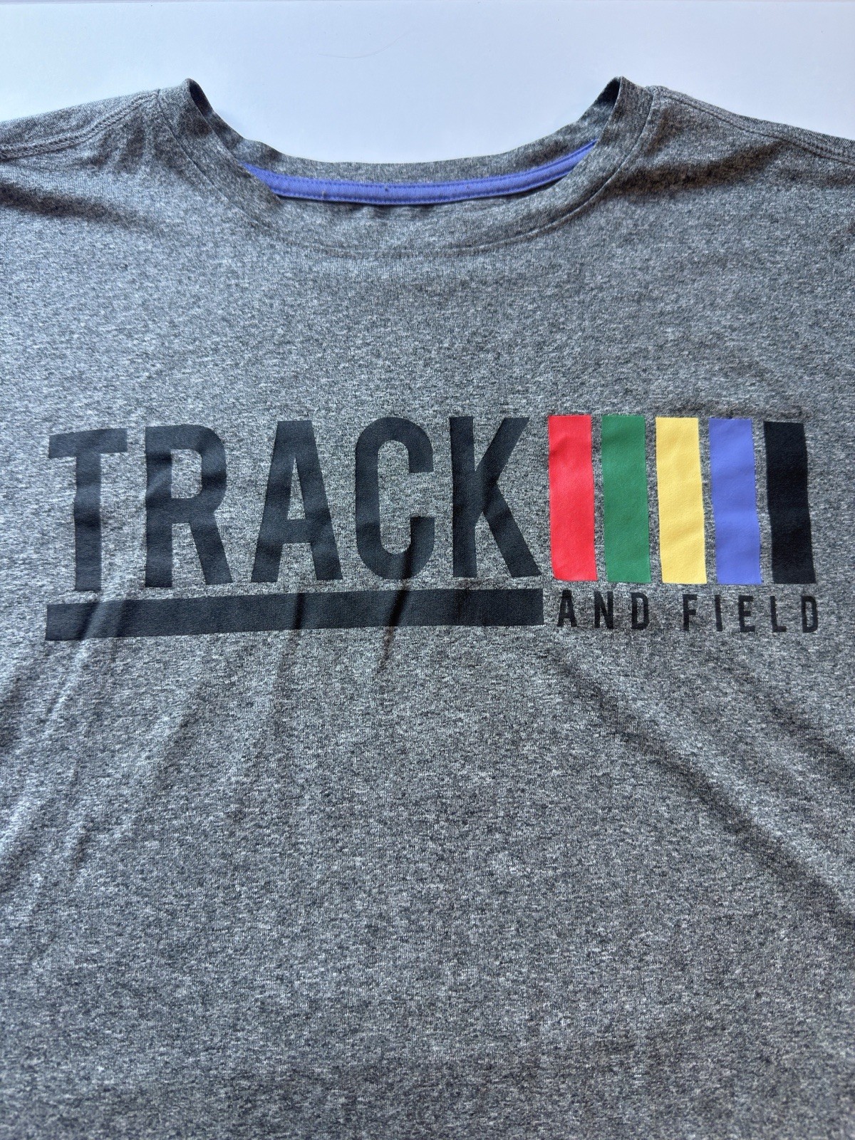 Old Navy Active Go-Dry Track & Field T-Shirt Men’s XL Gray